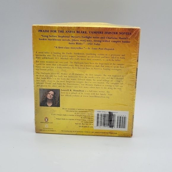 Laurell K. Hamilton Anita Blake Hit List Audio Book CD - Picture 2 of 5